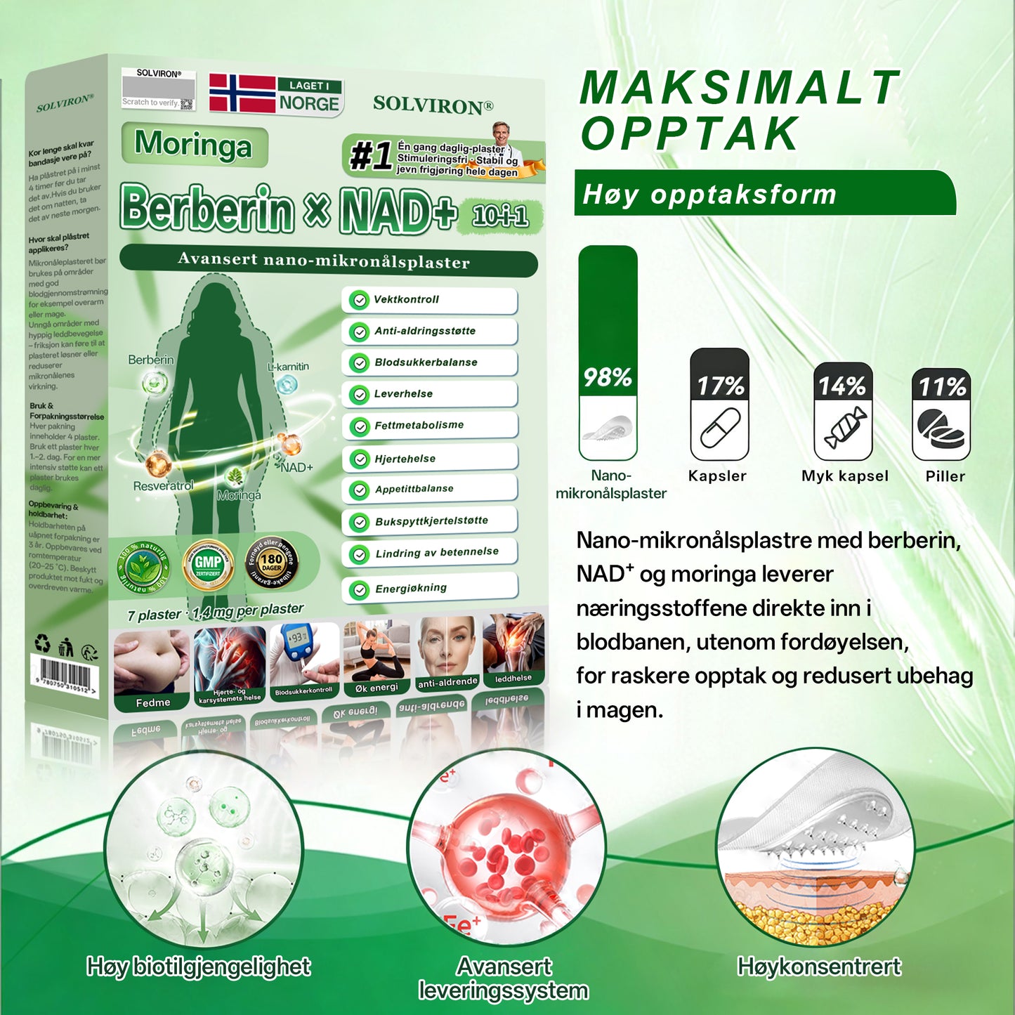 𝐀𝐧𝐛𝐞𝐟𝐚𝐥𝐭 𝐚𝐯 𝐥𝐞𝐠𝐞𝐫 |🔍𝗦𝗢𝐋𝐕𝐈𝐑𝗢𝗡® 𝙈𝙤𝙧𝙞𝒏𝒈𝒂 · 𝑩𝒆𝒓𝒃𝙚𝙧𝙞𝙣 × 𝙉𝗔𝗗⁺ 𝟭𝟬-𝗶-1 𝒂𝒗𝒂𝒏𝒔𝒆𝒓𝒕 𝒏𝒂𝒏𝗼-𝗺𝗶𝗸𝗿𝗼𝗻å𝗹𝒑𝒍𝒂𝒔𝒕𝒆𝒓 (𝑩𝒂𝒓𝒆 é𝒏 𝒈𝒂𝒏𝒈 𝒅𝒂𝒈𝒍𝒊𝒈, 𝒔𝒚𝒏𝒍𝒊𝒈𝒆 𝒆𝒏𝒅𝒓𝒊𝒏𝒈𝒆𝒓 𝒊𝒏𝒏𝒆𝒏 7 𝒅𝒂𝒈𝒆𝒓) 𝑭𝒐𝒓 𝒇𝒆𝒅𝐦𝐞, 𝐥ø𝐬 𝐡𝐮𝐦𝐞, 𝐥ø𝐬 𝐡𝐮𝗱, 𝗱𝗶𝗮𝗯𝗲𝘁𝗲𝘀, 𝘀ø𝘃𝗻𝗮𝗽𝗻é, 𝗹𝗲𝗱𝗱𝗽𝗿𝗼𝗯𝗹𝗲𝗺𝗲𝗿 𝗼𝗴 𝗺𝗲𝗿